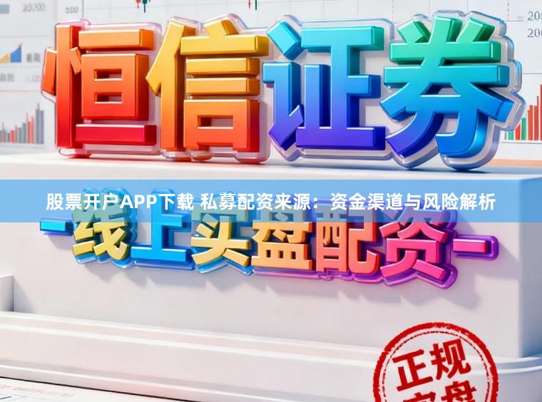 股票开户APP下载 私募配资来源：资金渠道与风险解析