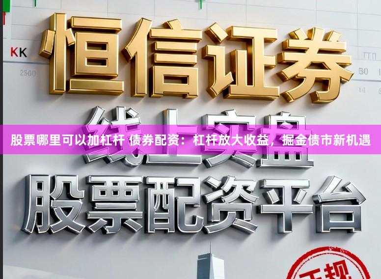 股票哪里可以加杠杆 债券配资:杠杆放大收益,掘金债市新机遇